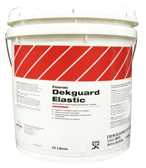 FOSROC DEKGUARD ELASTIC IN CAN TINT 15L MTO 